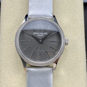 Replica Patek Philippe CALATRAVA 4897G-010 Silver-grey dial - Replica Watches Factory