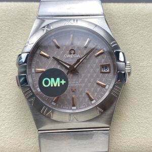 Replica Omega Constellation 123.10.38.21.06.002 OM Factory Silver-gray dial - Replica Watches Factory