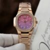 Replica Patek Philippe Nautilus 7010R GR Factory Pink dial - Replica Watches Factory