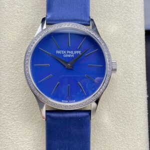 Replica Patek Philippe CALATRAVA 4897G-001 Dark Blue dial - Replica Watches Factory