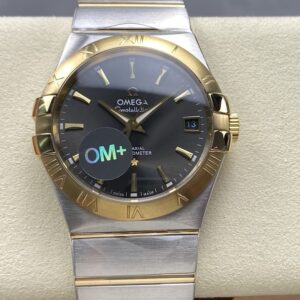 Replica Omega Constellation 123.20.38.21.06.001 OM Factory Warm grey dial - Replica Watches Factory
