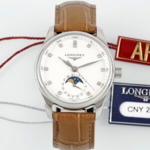 Replica Longines Master Collection L2.409.4.87.4 AF Factory Diamond hour markers - Replica Watches Factory