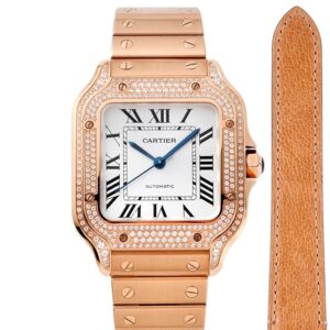 Replica Cartier Santos WJSA0012 BV Factory Square dial - Replica Watches Factory
