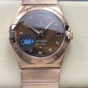 Replica Omega Constellation 123.50.38.21.63.001 OM Factory Dark brown dial - Replica Watches Factory