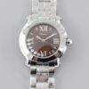 Replica Chopard HAPPY DIAMONDS 278477-3002 YF Factory Brown dial - Replica Watches Factory