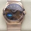 Replica Omega Constellation 123.50.38.21.13.001 OM Factory Transparent case back - Replica Watches Factory