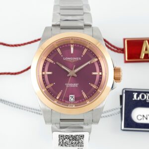 Replica Longines Concas L3.430.5.98.6 AF Factory Purple dial - Replica Watches Factory