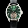 Replica Cartier Drive de W4100016 RMS Factory Tourbillon green Dial - Replica Watches Factory