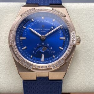Replica Vacheron Constantin Overseas 4000V-B920 GR Factory blue strap - Replica Watches Factory