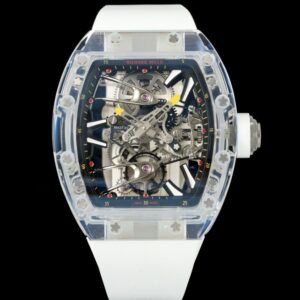 Replica Richard Mille RM 27-02 RM Factory Tourbillon White strap - Replica Watches Factory
