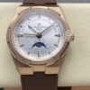 Replica Vacheron Constantin Overseas 4000V-B921 GR Factory Brown rubber - Replica Watches Factory
