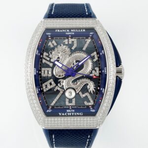 Replica Franck Muller Vanguard ABF Factory blue strap - Replica Watches Factory