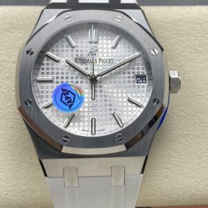 Replica Audemars Piguet Royal Oak 15500ST APS Factory White strap - Replica Watches Factory