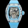 Replica Richard Mille RM 56-02 RM Factory Tourbillon blue strap - Replica Watches Factory