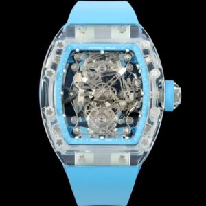 Replica Richard Mille RM 56-02 RM Factory Tourbillon blue strap - Replica Watches Factory