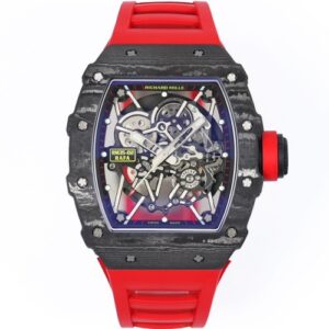 Replica Richard Mille RM 35-02 ZF Factory V7 Red strap - Replica Watches Factory