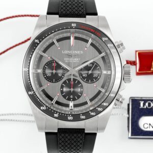 Replica Longines Conquest L3.836.4.52.9 AF Factory rubber strap - Replica Watches Factory