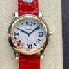 Chopard HAPPY SPORT YF Factory Red strap - Replica Watches Factory
