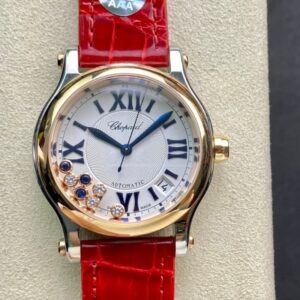 Chopard HAPPY SPORT YF Factory Red strap - Replica Watches Factory