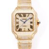 Cartier Santos F4 Factory Moissanite Diamonds - Replica Watches Factory