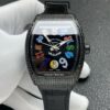 Franck Muller Vanguard Crazy Hours Jisbar V43 CH JSR ABF Factory Diamond case - Replica Watches Factory