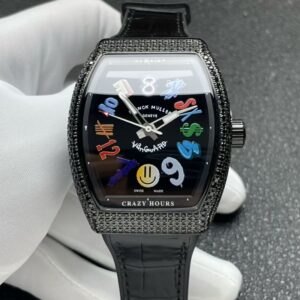 Franck Muller Vanguard Crazy Hours Jisbar V43 CH JSR ABF Factory Diamond case - Replica Watches Factory