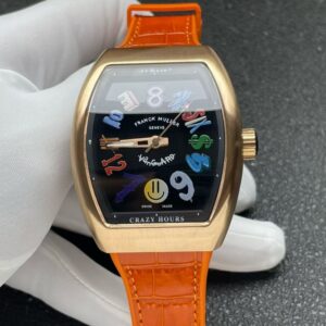 Franck Muller Vanguard x Popeye V45 SC DT ABF Factory leather strap - Replica Watches Factory