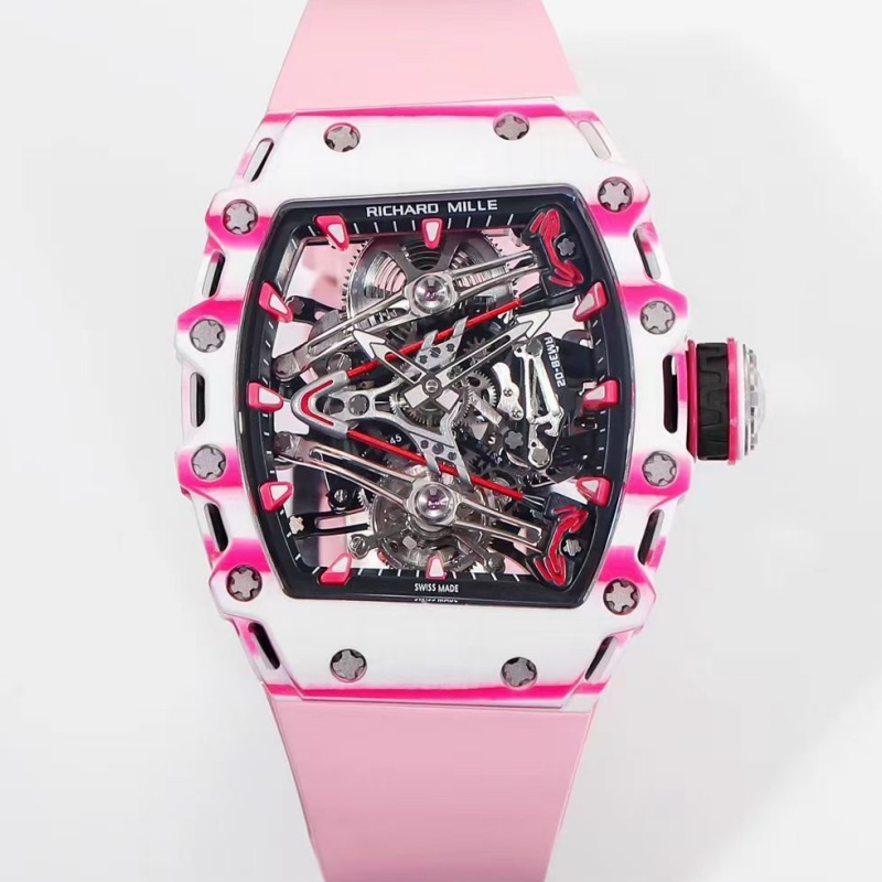 Richard Mille RM38-02 RM Factory Pink strap - Replica Watches Factory