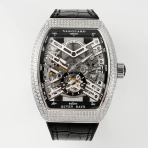 Franck Muller Vanguard V45 ABF Factory Black strap - Replica Watches Factory