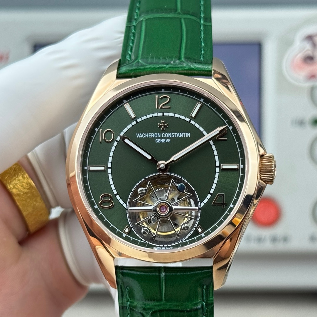 Vacheron Constantin Fiftysix Tourbillon 6000E ANT Factory Leather strap - Replica Watches Factory