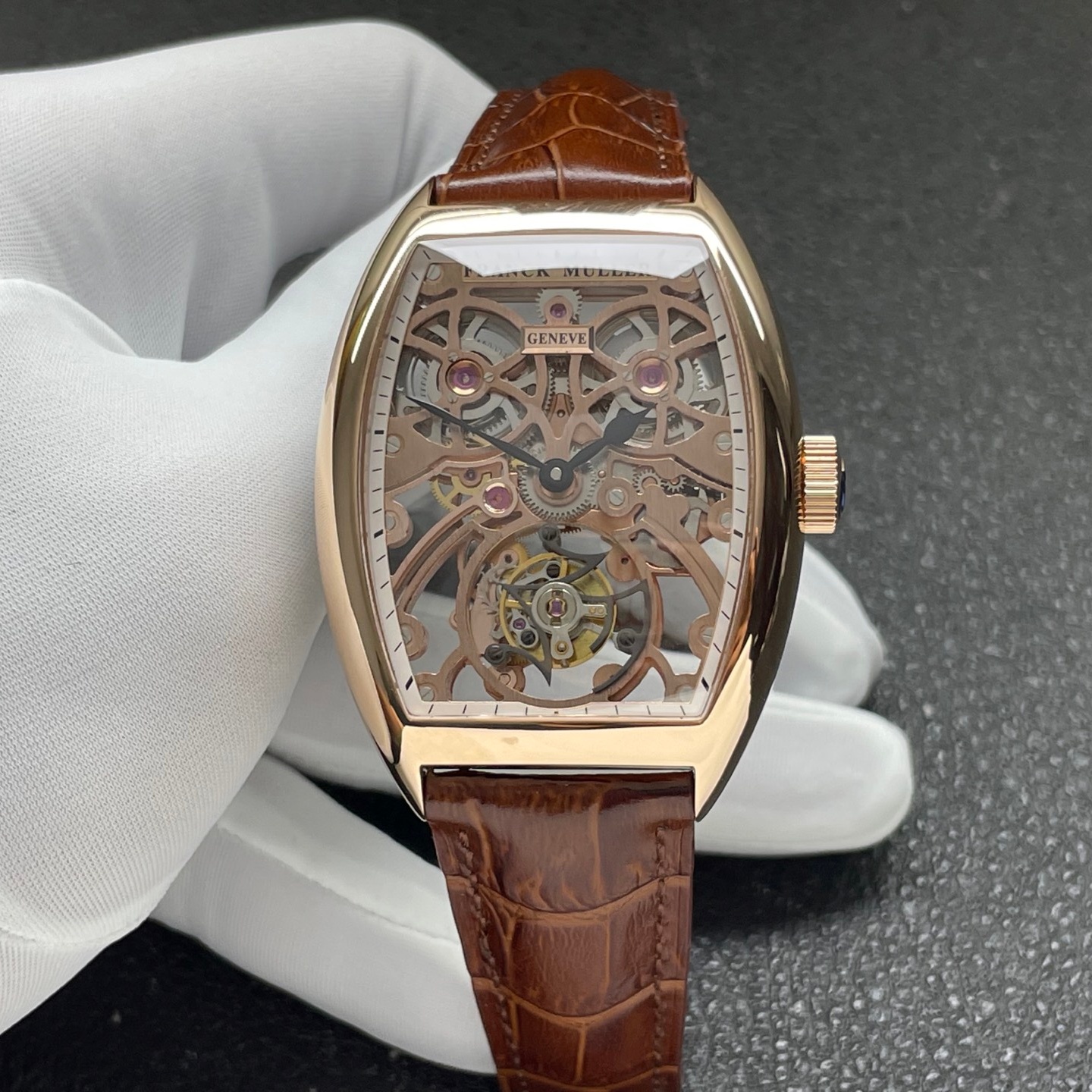 Franck Muller Tourbillon 8889 ABF Factory Fully skeletonized - Replica Watches Factory