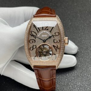 Franck Franck Muller Tourbillon 8889 ABF Factory Leather Strap - Replica Watches Factory